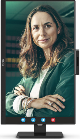 Монитор AOC 27" Pro Q27P3QW черный IPS LED 16:9 HDMI M/M Cam матовая HAS Piv 1000:1 350cd 178гр/178гр 2560x1440 75Hz DP QHD USB 6.6кг