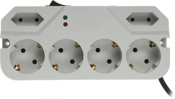 Сетевой фильтр Most СHV 5м (6 розеток) белый (коробка)