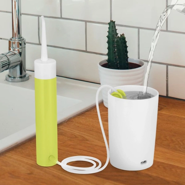 Ирригатор Kitfort КТ-2957-2 портатив. 2насад. зеленый/белый