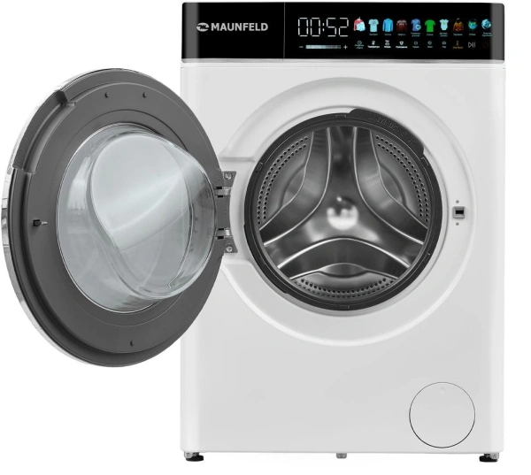 Стиральная машина Maunfeld MFWD1295WH05 класс: B загр.фронтальная макс.:9кг (с сушкой) белый инвертер