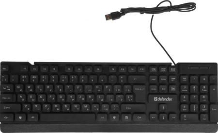 Клавиатура Defender Element HB-190 черный USB