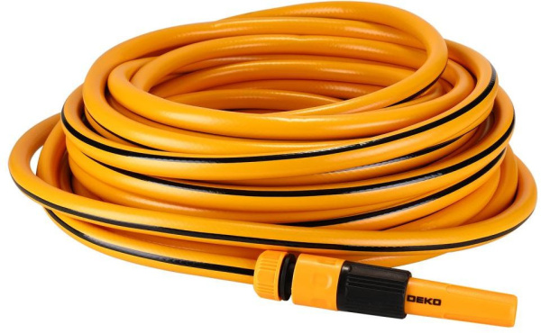 Шланг Deko DKI20 1/2" 20м поливочный оранжевый/черный (065-0464)