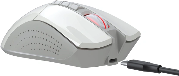 Мышь A4Tech Bloody R90 Plus белый оптическая 5000dpi беспров. USB 7but (R90 PLUS GREUISH WHITE)