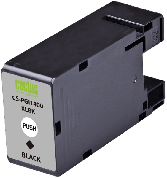 Картридж струйный Cactus CS-PGI1400XLBK PGI-1400 черный (36мл) для Canon MB2050/MB2350/MB2040/MB2340