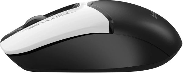 Мышь A4Tech Fstyler FG12S Panda белый/черный оптическая (1200dpi) silent беспроводная USB (3but)