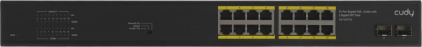 Коммутатор Cudy GS1020PS2 16x1Гбит/с 2SFP 16PoE+ неуправляемый