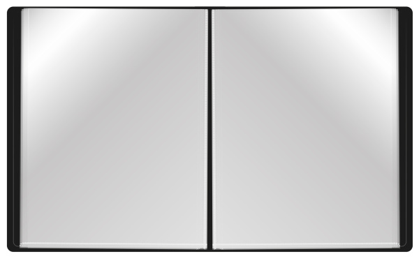 Папка с 60 прозр.вклад. Buro -ECB60BLACK A4 пластик 0.7мм черный