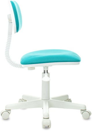Кресло детское Бюрократ CH-W201NX бирюзовый 26-30 крестов. пластик пластик белый