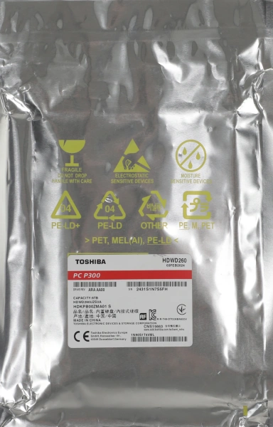 Жесткий диск Toshiba SATA-III 6Tb HDWD260UZSVA P300 (5400rpm) 128Mb 3.5"