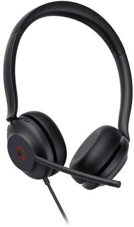 Гарнитура проводная Yealink UH35 Dual UC черный