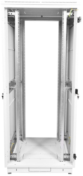 Шкаф коммутационный ЦМО (ШТК-М-42.8.10-48АА) напольный 42U 800x1000мм пер.дв.перфор. задн.дв.перфор.2-хст. 2 бок.пан. направл.под закл.гайки 710кг серый 855мм 129.15кг 180град. 2030мм IP20 сталь