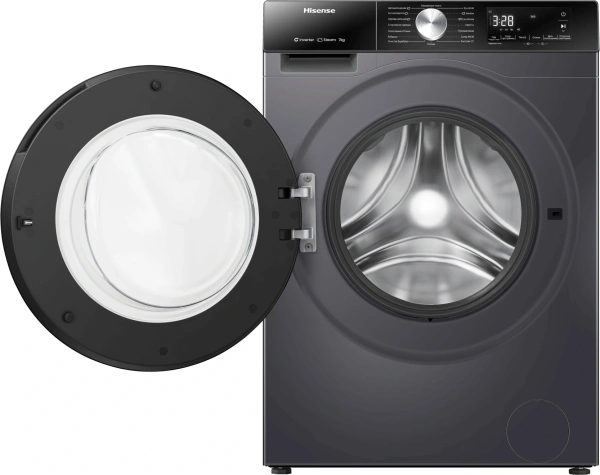 Стиральная машина Hisense WF3S7021BB класс: A загр.фронтальная макс.:7кг черный инвертер