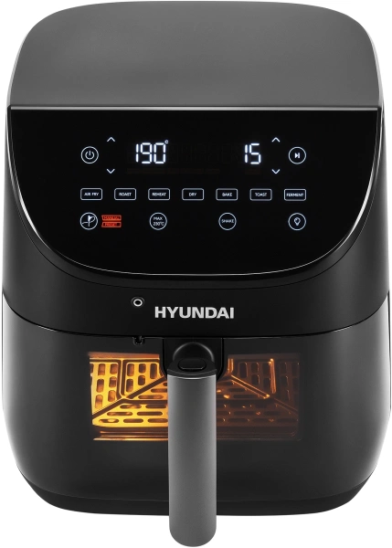 Аэрогриль Hyundai HYF-9090 1700Вт сливочный/черный
