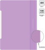 Папка-скоросшиватель Бюрократ Pastel -PSLPAST/VIO A4 прозрач.верх.лист пластик фиолетовый 0.14/0.18
