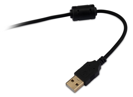 Клавиатура Оклик 715G черный USB Multimedia for gamer LED (1680657)