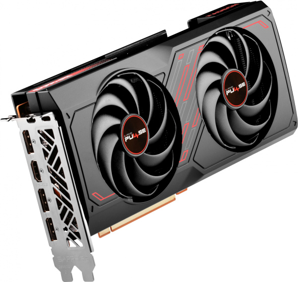 Видеокарта Sapphire PCI-E 4.0 11324-01-20G PULSE RX 7600 GAMING AMD RX7600 8Gb 128bit GDDR6 2355/175