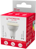Лампа светодиодная Thomson TH-B2055 10Вт цок.:GU10 полусф. 220B 3000K св.свеч.бел.теп. MR16 (упак.:1шт)