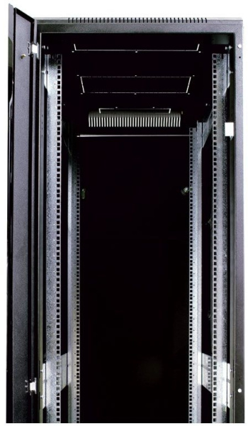 Шкаф коммутационный ЦМО (ШТК-М-47.6.8-1ААА-9005) напольный 47U 600x800мм пер.дв.стекл задн.дв.стал.лист 2 бок.пан. направл.под закл.гайки 1010кг черный 655мм 116.28кг 180град. 2250мм