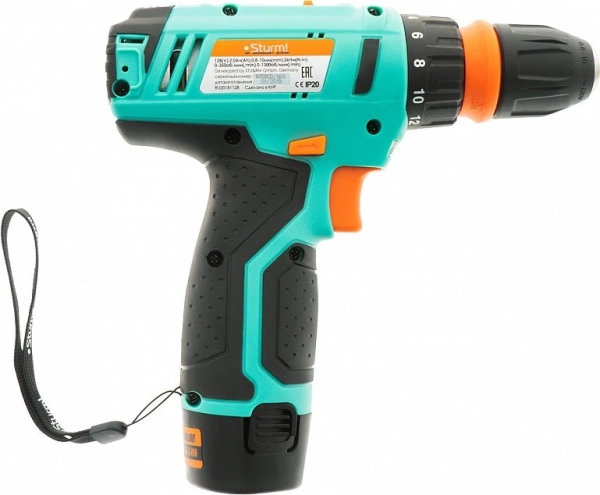 Дрель-шуруповерт Sturm! CD3212SC аккум. патрон:быстрозажимной (кейс в комплекте)