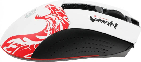 Мышь A4Tech Bloody R90 Plus Naraka белый/рисунок оптическая 5000dpi беспров. USB 7but