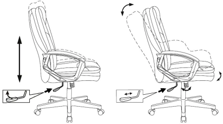 Кресло руководителя Бюрократ CH-868N слоновая кость OR-10 эко.кожа крестов. пластик