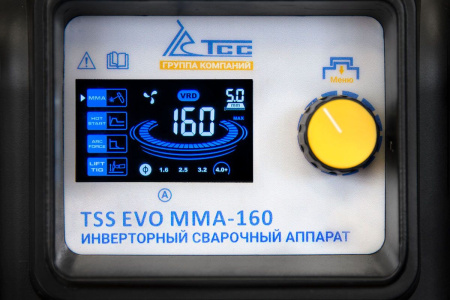 Сварочный аппарат ТСС EVO MMA-160 инвертор ММА DC 4.8кВт