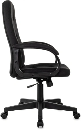 Кресло руководителя Бюрократ CH 002 Fabric черный 3C11 крестов. пластик