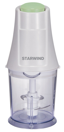 Измельчитель электрический Starwind SCP2010 1л. 300Вт белый/зеленый