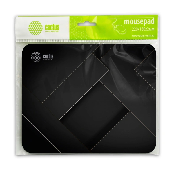 Коврик для мыши Cactus CS-MP-P02XS Geometry Мини 220x180x2мм
