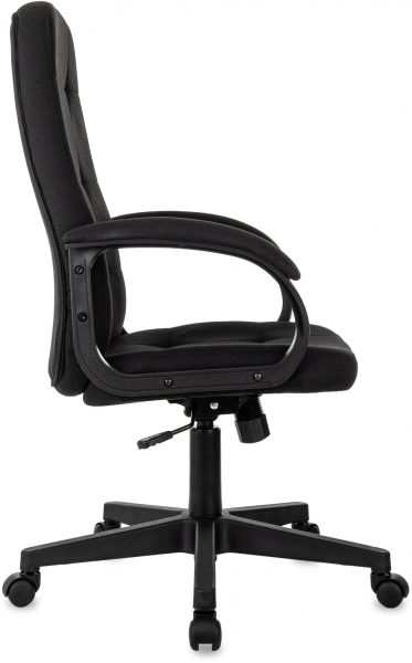 Кресло руководителя Бюрократ CH 002 Fabric черный 3C11 крестов. пластик