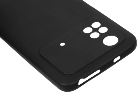 Чехол (клип-кейс) DF для Xiaomi Poco M4 Pro poCase-03 черный