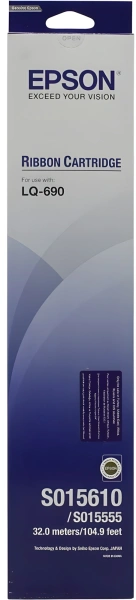 Картридж ленточный Epson S015610 C13S015610BA черный для Epson LQ-690