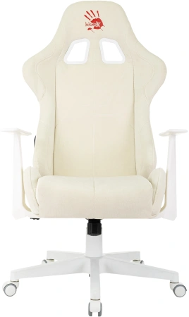 Кресло игровое A4Tech Bloody GC-570 белый сиденье белый с подголов. крестов. пластик пластик белый