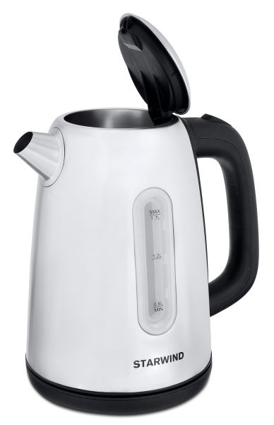 Чайник электрический Starwind SKS3210 1.7л. 2200Вт серебристый (корпус: металл)