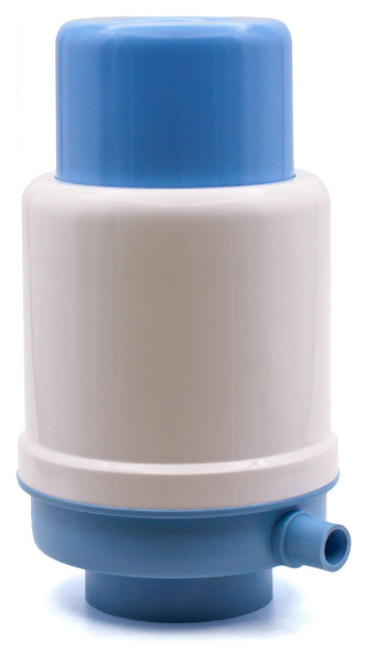 Помпа для 19л бутыли Aqua Work Дельфин Квик механический голубой/белый