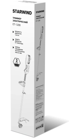 Триммер электрический Starwind ET-1200 1200Вт разбор.штан. реж.эл.:леска/нож