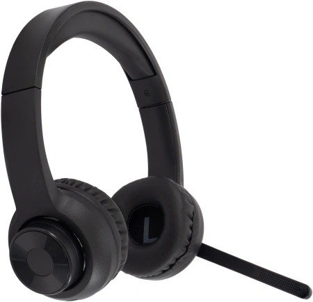 Наушники с микрофоном Оклик HS-M310 черный 1.5м накладные BT оголовье (1978706)