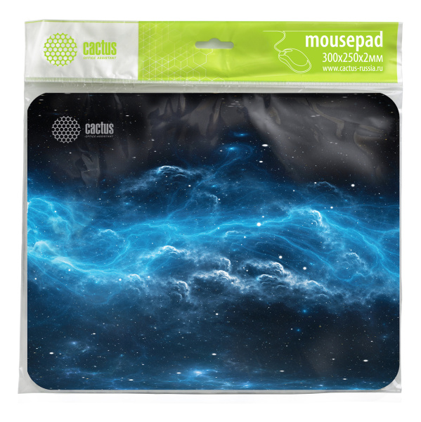 Коврик для мыши Cactus CS-MP-P05M Space Clouds Средний 300x250x2мм