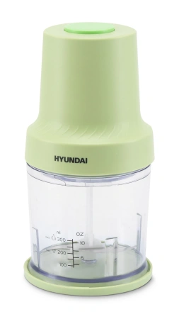 Измельчитель электрический Hyundai HYC-P3128 0.8л. 350Вт салатовый/белый