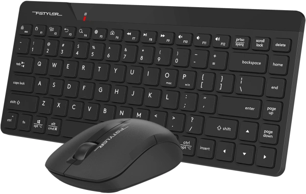 Клавиатура + мышь A4Tech Fstyler FG2200 Air2 клав:черный мышь:черный USB беспроводная slim (FG2200 A