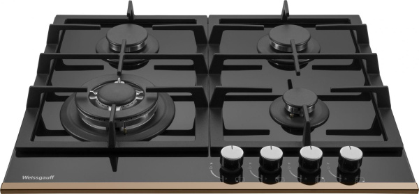 Газовая варочная поверхность Weissgauff HGG 649 BGRG черный