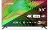 Телевизор LED Digma 55" DM-LED55UBB40 Smart Салют ТВ Frameless черный/4K Ultra HD/DVB-T/60Hz/DVB-T2/