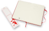 Блокнот Moleskine CLASSIC QP060R Large 130х210мм 240стр. линейка твердая обложка красный