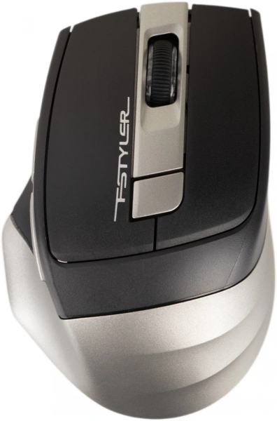 Мышь A4Tech Fstyler FB35 серый оптическая (2000dpi) беспроводная BT/Radio USB для ноутбука (6but)