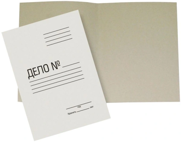 Папка-обложка Silwerhof ПО220 картон 0.35мм 220г/м2 белый