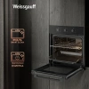 Духовой шкаф Электрический Weissgauff EOM 266 PMB черный