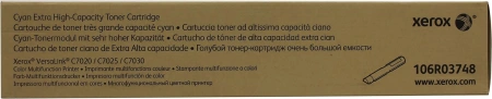 Картридж лазерный Xerox 106R03748 голубой (16500стр.) для Xerox VersaLink C7020/C7025/C7030