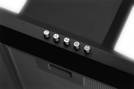 Вытяжка каминная Weissgauff Zosma 60 PB BL черный управление: кнопочное (1 мотор)