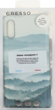 Чехол (клип-кейс) Gresso для Samsung Galaxy A02 Meridian зеленый (GR17AAAE8924)