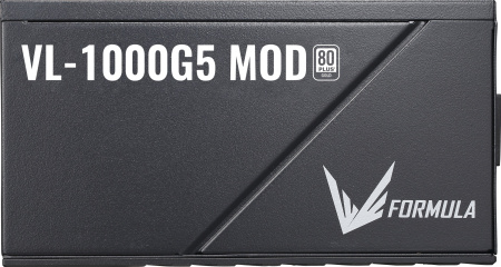 Блок питания Formula ATX 1000W VL-1000G5 MOD Gen5 80+ gold (24+4+4pin) APFC 140mm fan lt.blue LED 9xSATA Cab Manag RTL